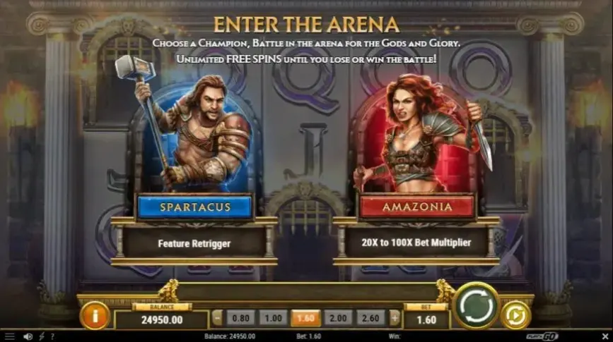 Game of Gladiators slot screenshot 6
