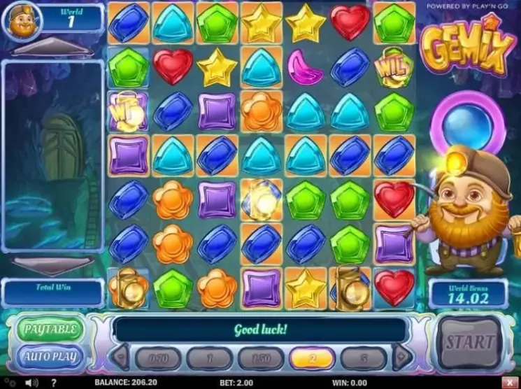 Gemix slot screenshot