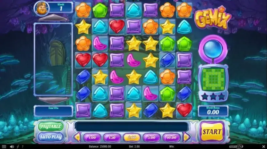 Gemix slot screenshot 