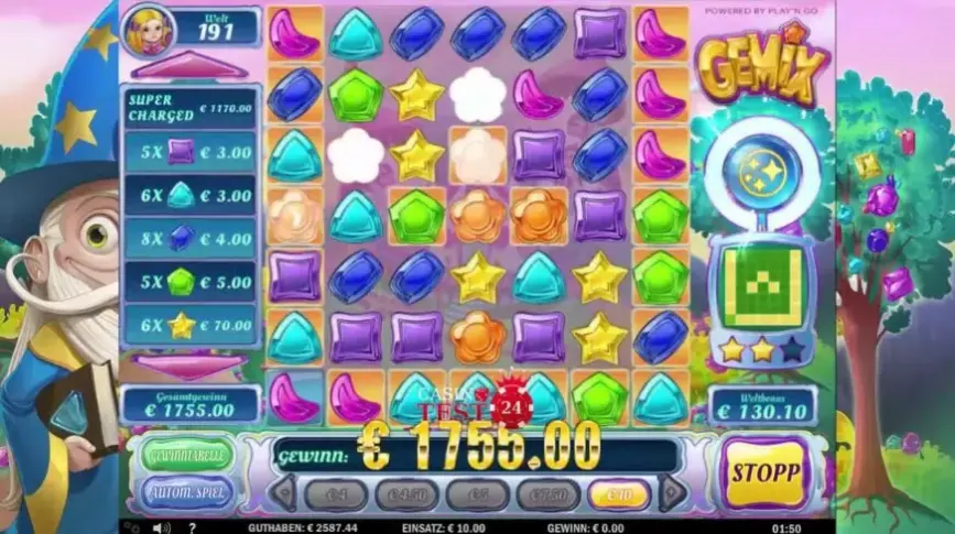 Gemix slot screenshot 