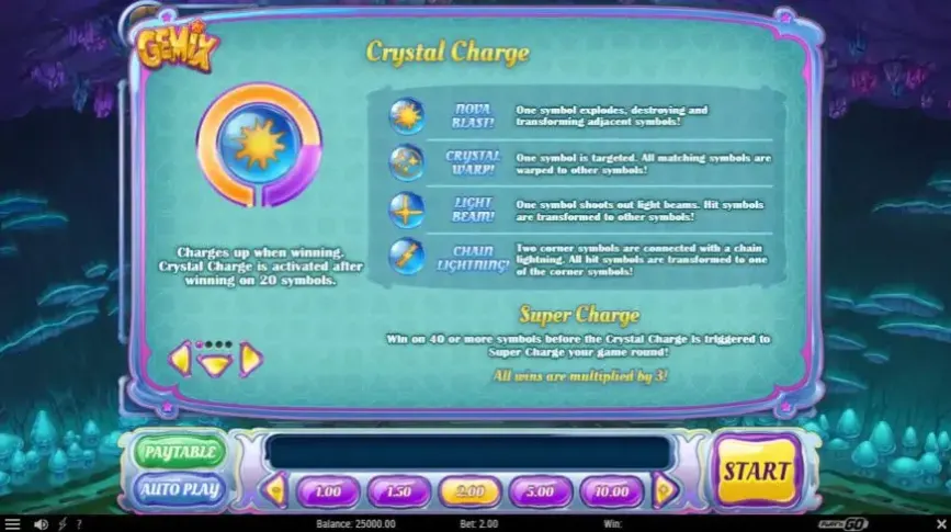 Gemix slot screenshot 2