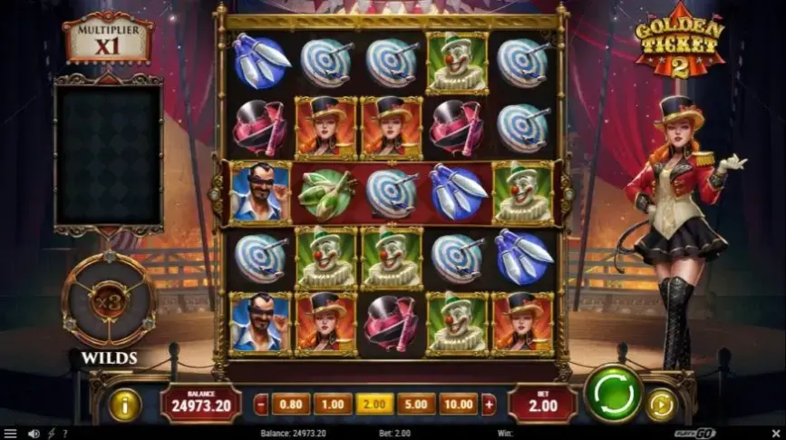 Golden Ticket 2 slot screenshot 