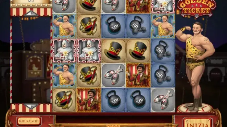 Golden Ticket slot screenshot 