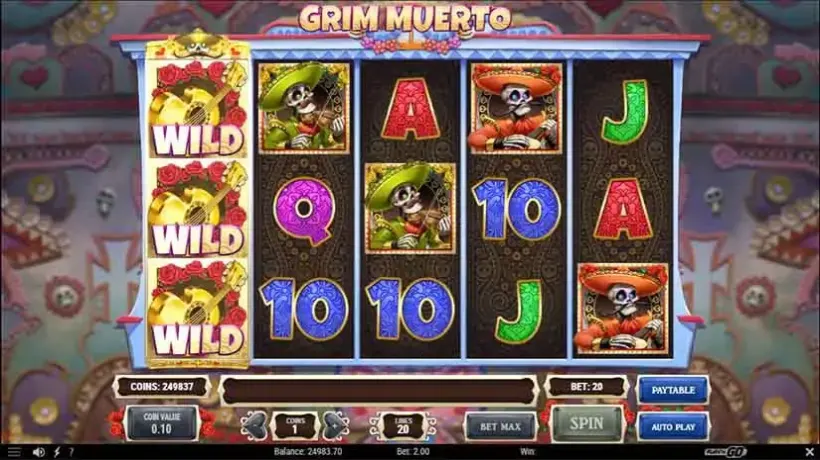 Grim Muerto slot screenshot 3