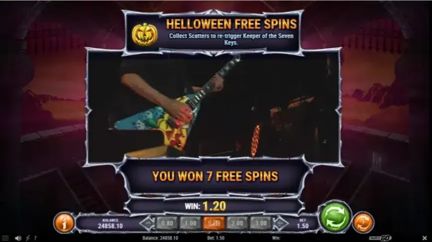 Helloween slot screenshot 3