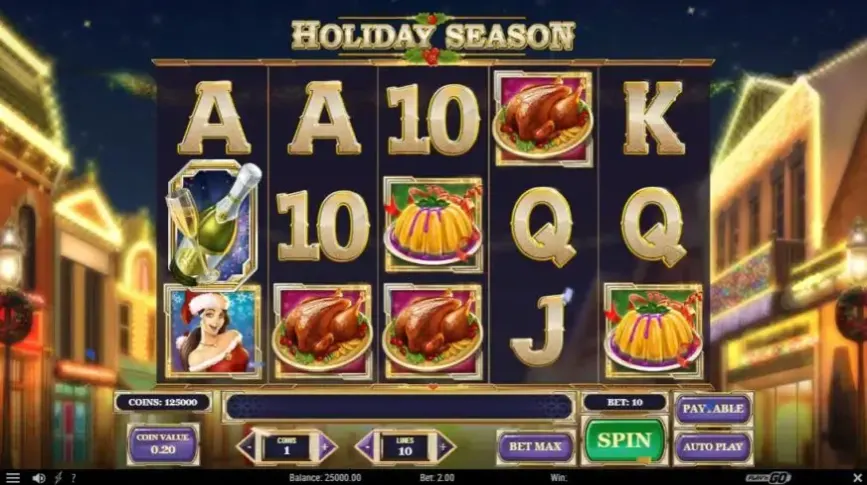 Holiday Season slot screenshot 1