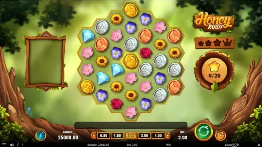 Honey Rush slot screenshot 