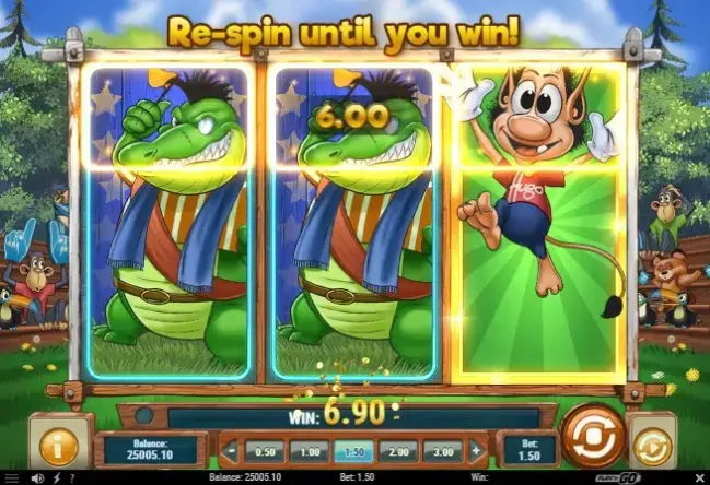 Hugo Goal slot screenshot 2