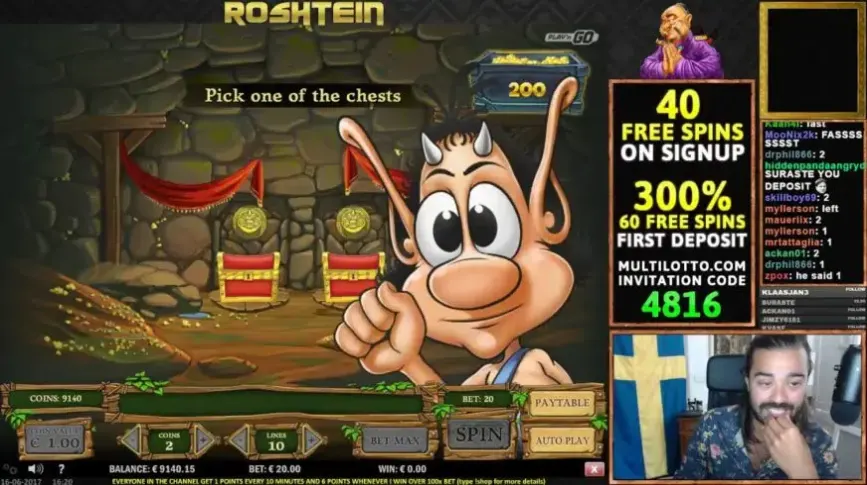 Hugo Goal slot screenshot 4