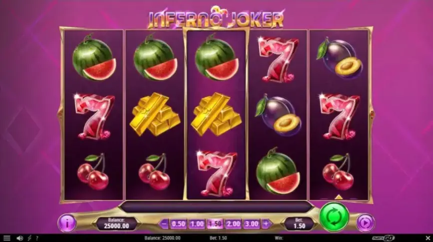 Inferno Joker slot screenshot 