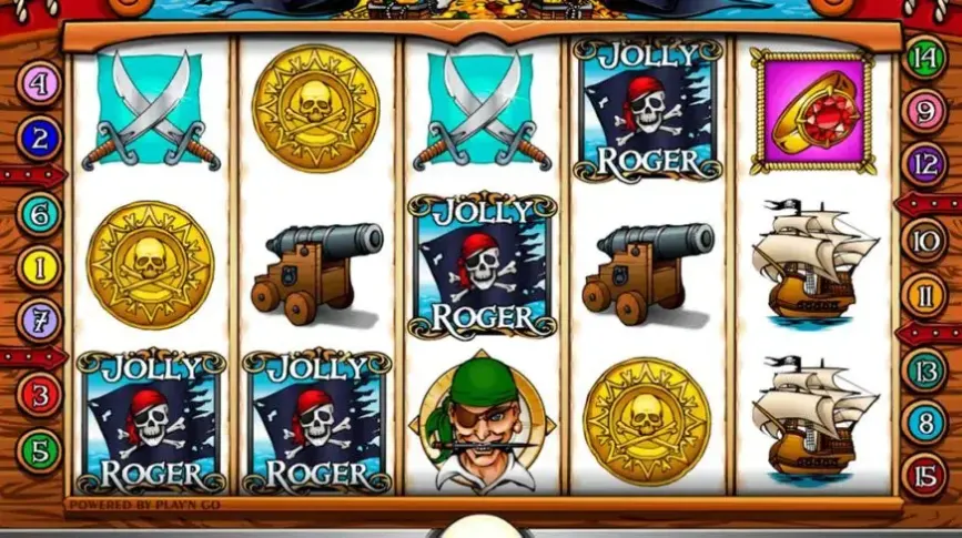 Jolly Roger slot screenshot 