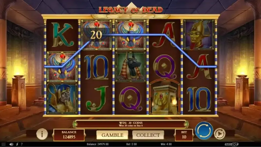Legacy of Dead slot screenshot 5