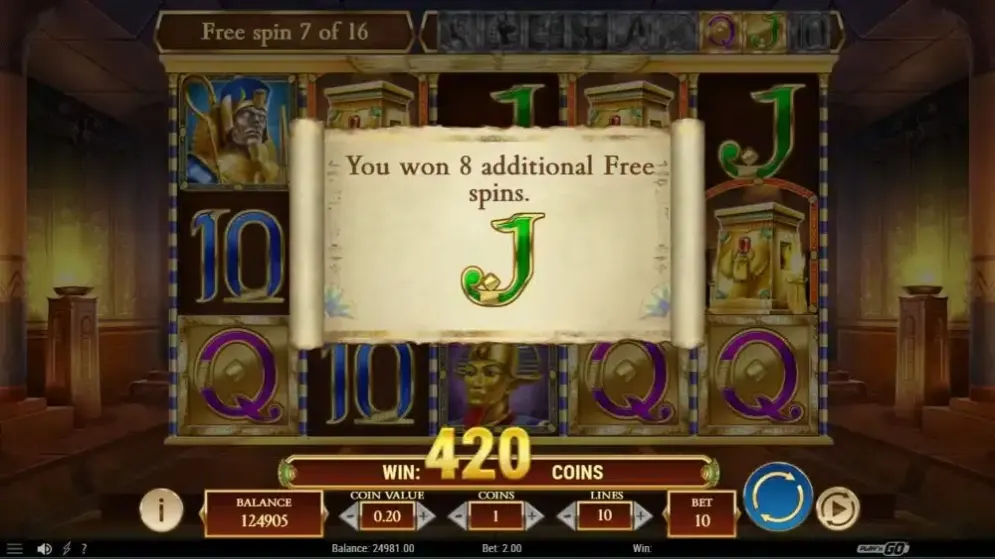 Legacy of Dead slot screenshot 