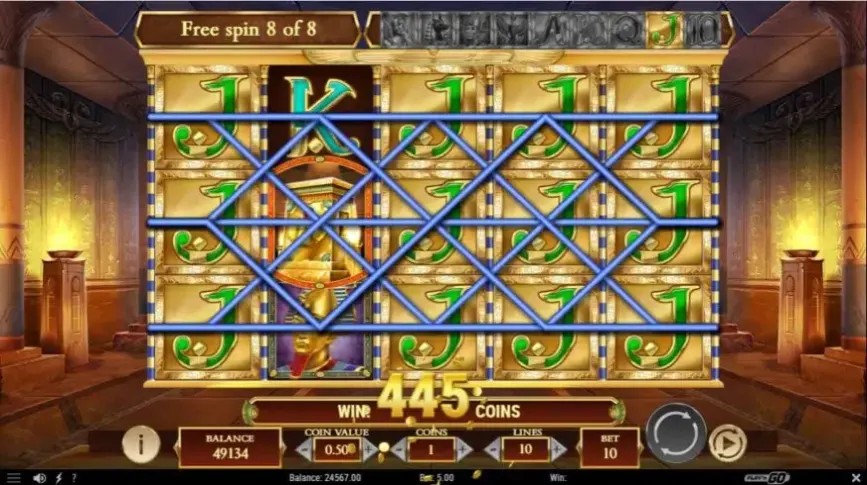 Legacy of Dead slot screenshot 