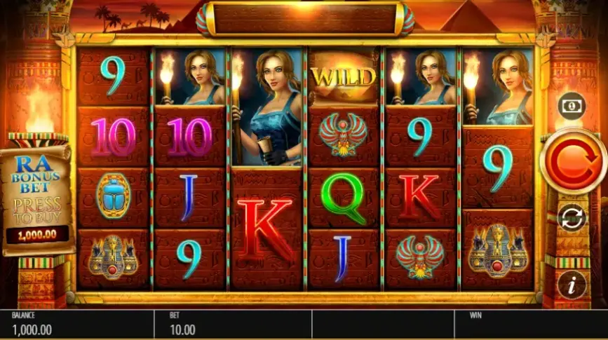 Legacy of Ra slot screenshot