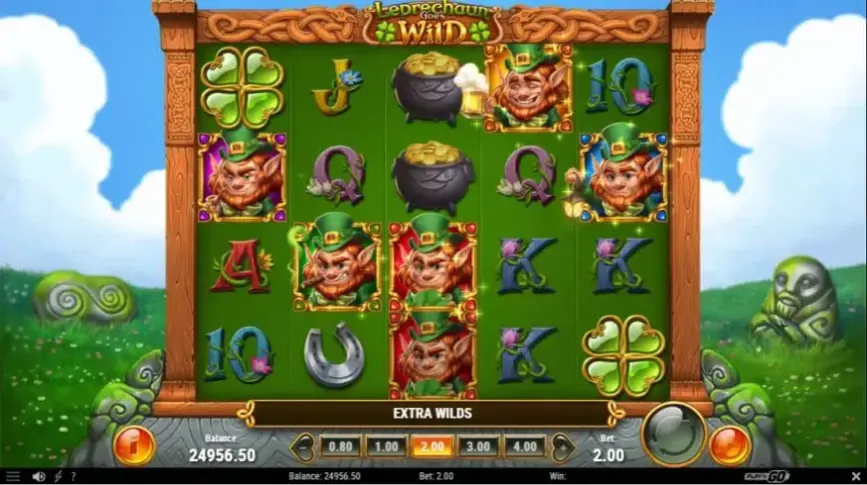 Leprechaun Goes Wild slot screenshot 2
