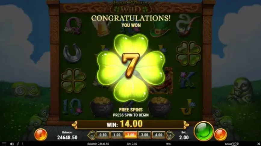 Leprechaun Goes Wild slot screenshot 4