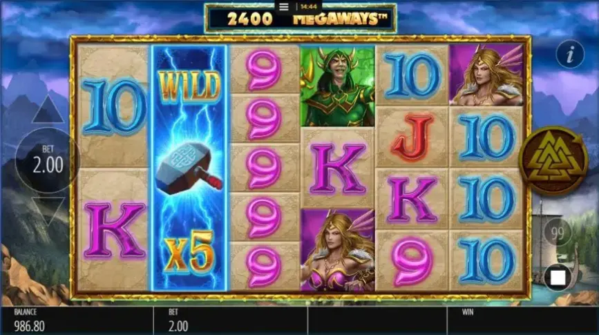 Lightning Strike Megaways slot screenshot 3