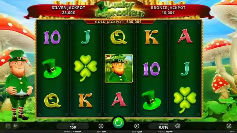 Lucky Leprechaun slot screenshot 1