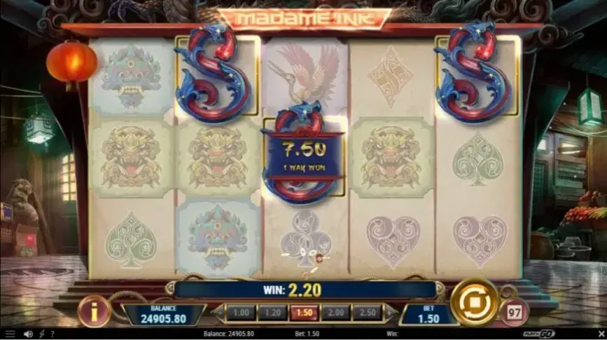 Madame Ink slot screenshot 2