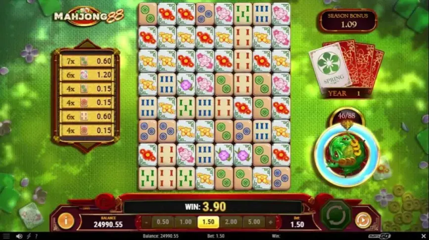 Mahjong 88 slot screenshot 2