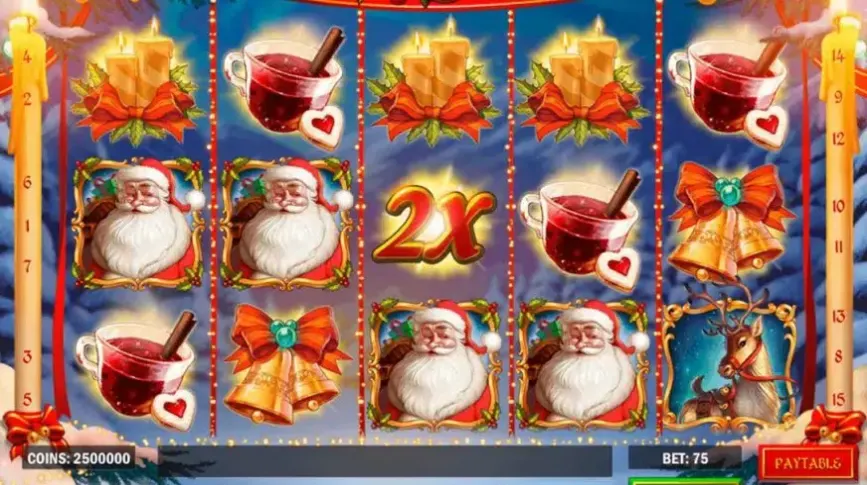 Merry Xmas slot screenshot 1