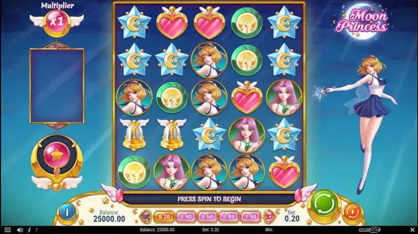 Moon Princess slot screenshot 