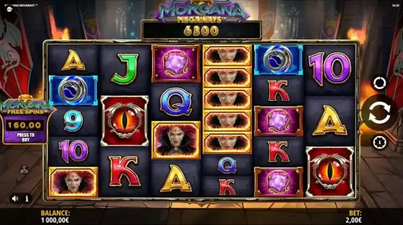 Morgana Megaways slot screenshot 