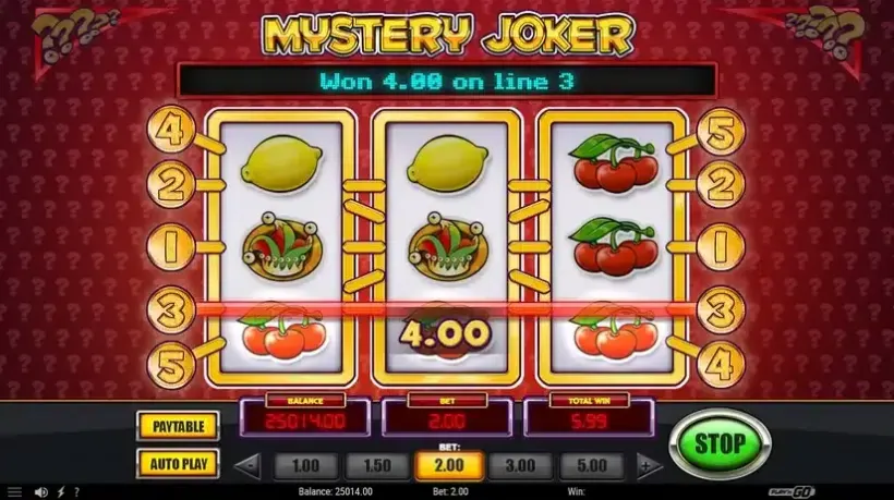 Mystery Joker slot screenshot 
