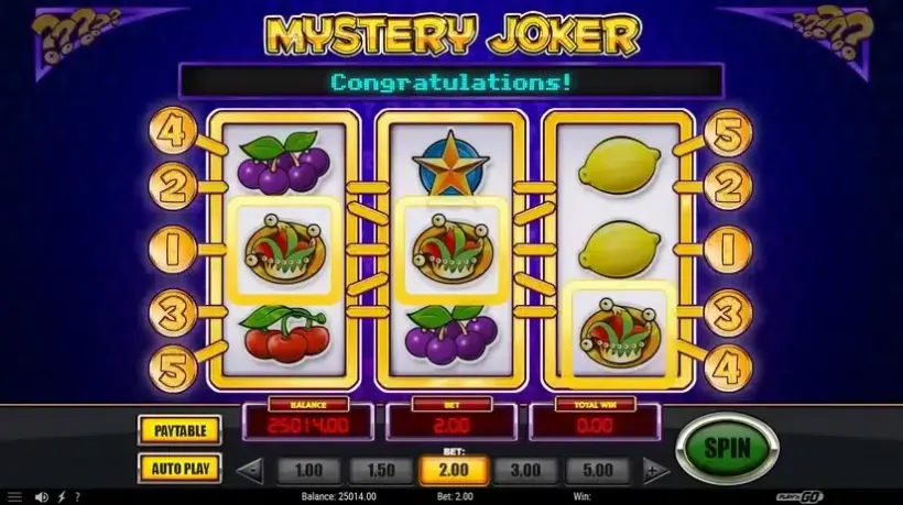 Mystery Joker slot screenshot 3