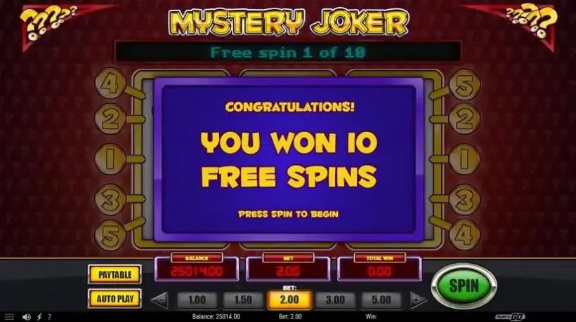 Mystery Joker slot screenshot 4