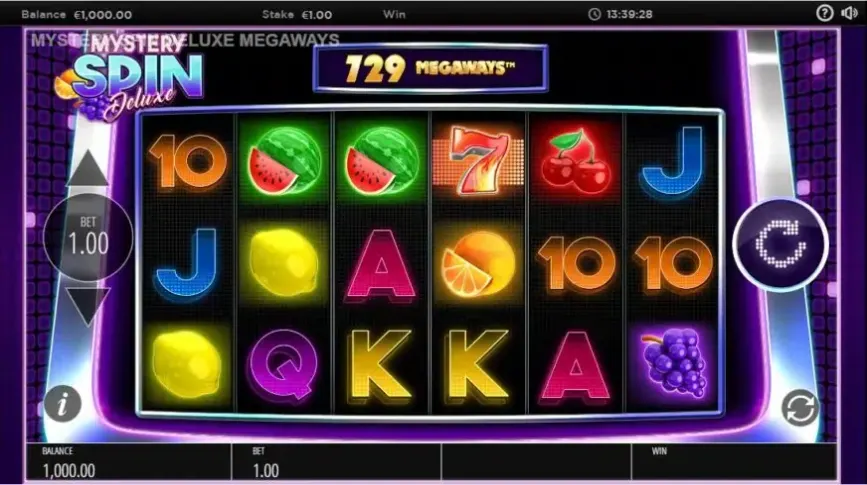 Mystery Spin Deluxe Megaways slot screenshot 