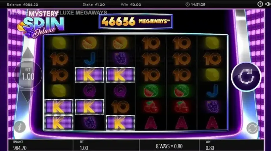 Mystery Spin Deluxe Megaways slot screenshot 3