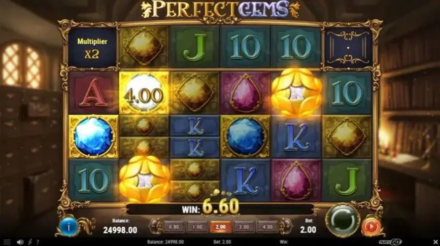 Perfect Gems slot screenshot 2