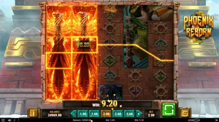Phoenix Reborn slot screenshot 3