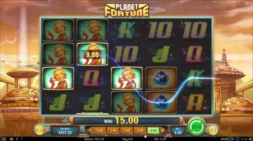 Planet Fortune slot screenshot 