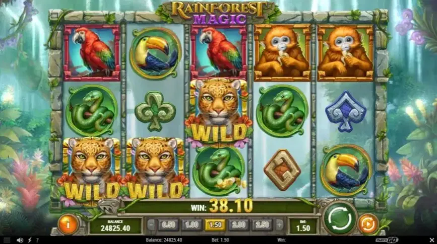 Rainforest Magic slot screenshot 3