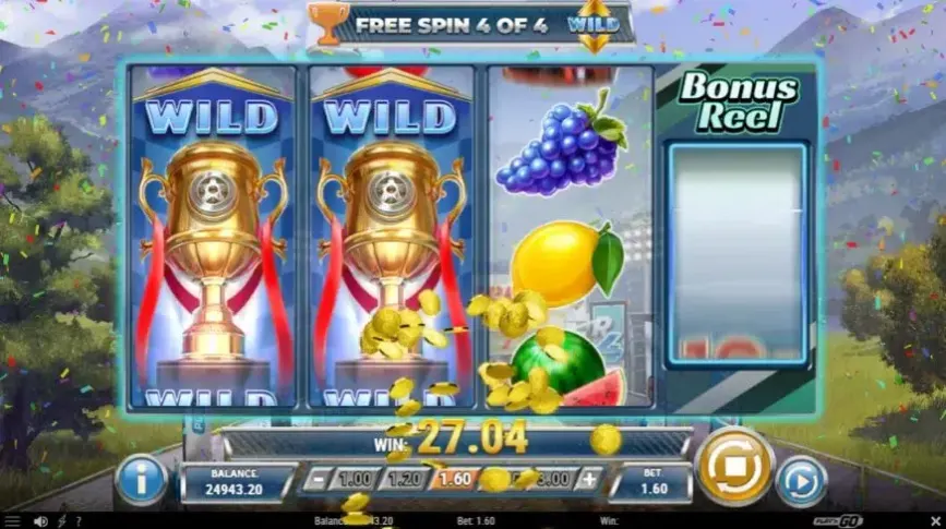 Rally 4 Riches slot screenshot 