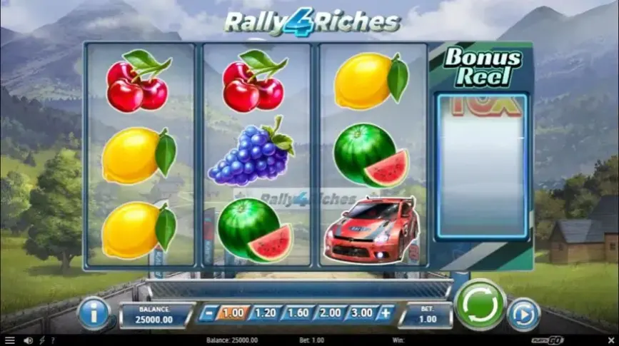 Rally 4 Riches slot screenshot 