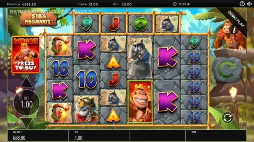 Return of Kong Megaways slot screenshot