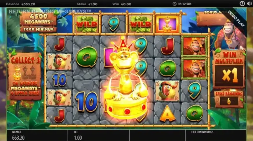 Return of Kong Megaways slot screenshot