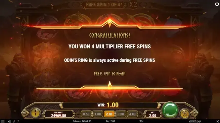 Ring of Odin slot screenshot 4