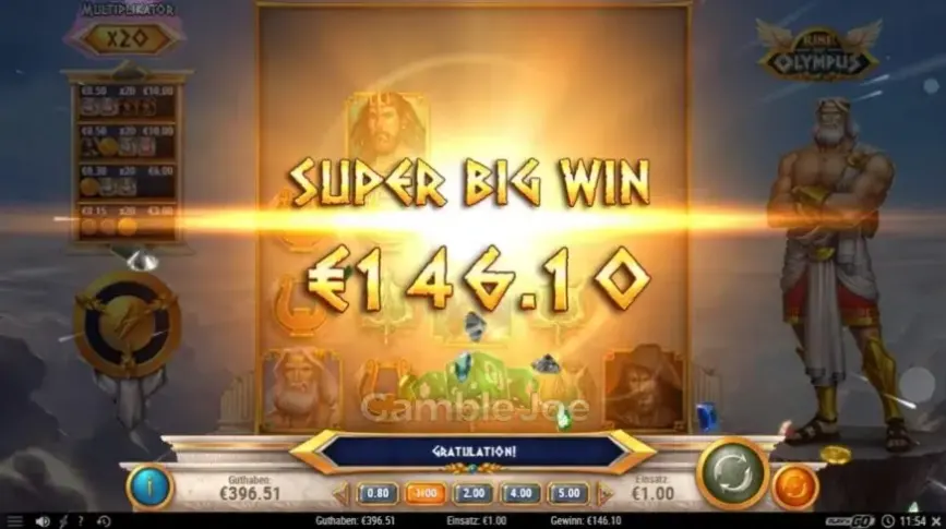 Rise Of Olympus slot screenshot