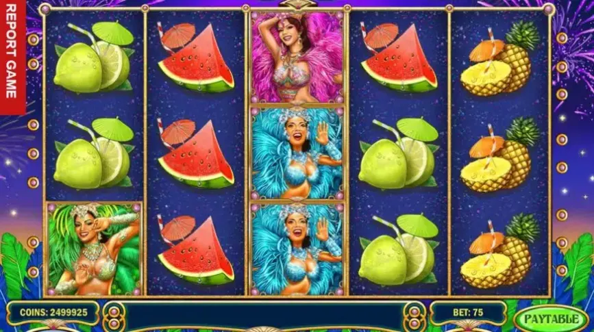 Samba Carnival slot screenshot 