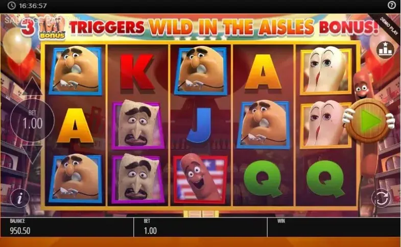 Sausage Party slot screenshot 