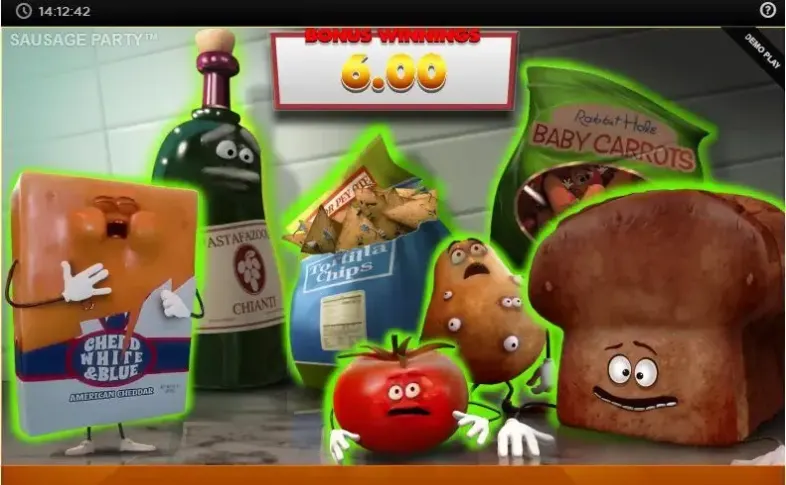 Sausage Party slot screenshot 