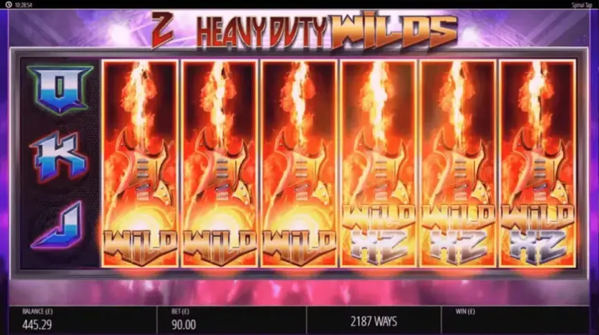 Spinal Tap slot screenshot
