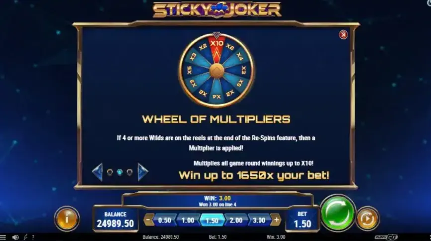 Sticky Joker slot screenshot 