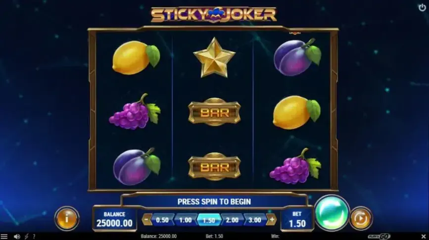 Sticky Joker slot screenshot 