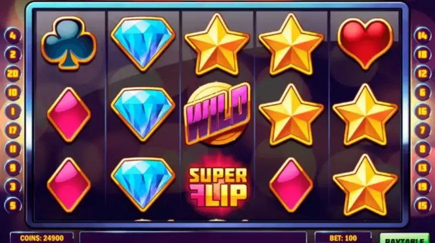 Super Flip slot screenshot 